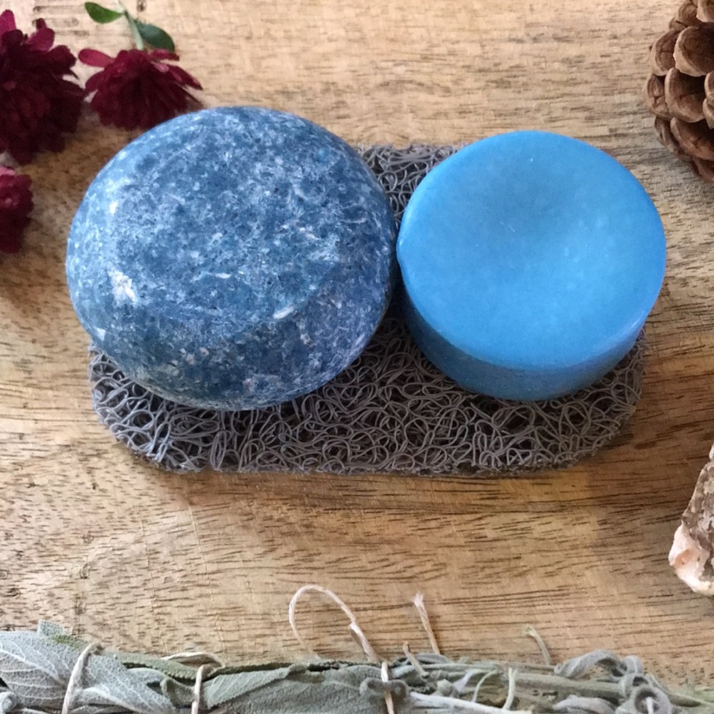 BLUEBERRY PIE-Shampoo Bar and Conditioner Bar Bundle - Picture 3 of 9